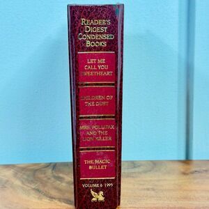 Readers Digest Condensed Books Vol 6 1995 Mary Higgins Clark Dorothy Gilman‎ HC